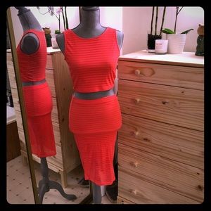 Missguided neon Two Piece Dress